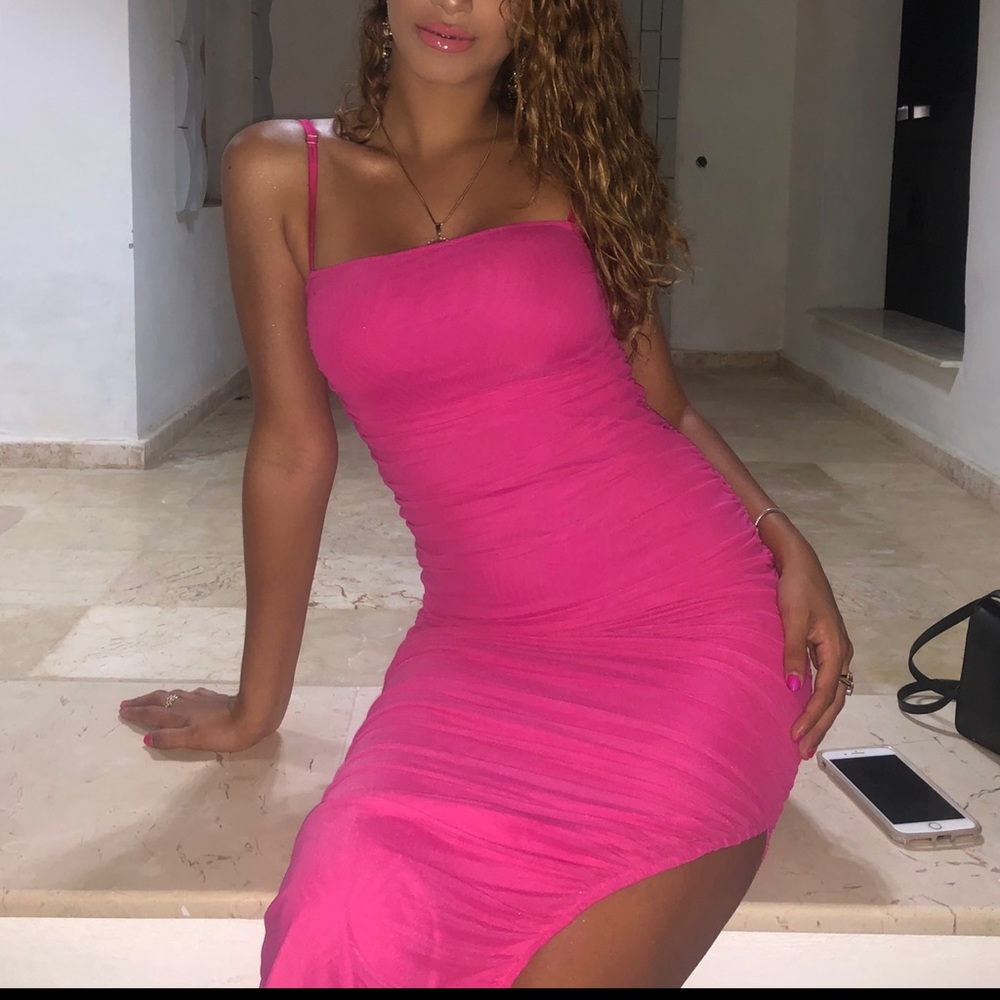 Pink dress